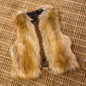 Sanctuary Clothing Couture Inspired Faux Fur Vest XS